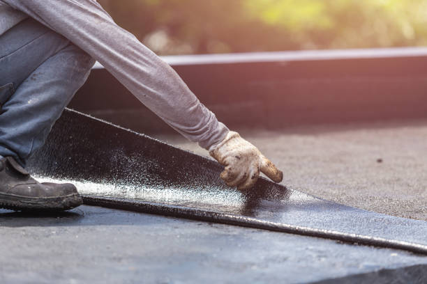 Professional Interior Drainage System technician working in Vermontville, MI